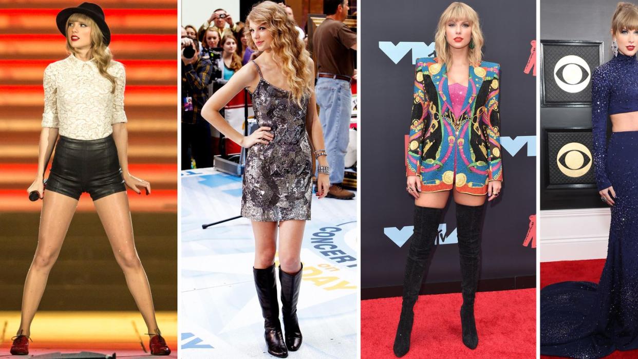 Look Back At Taylor Swifts Style Evolution Through The Years 
