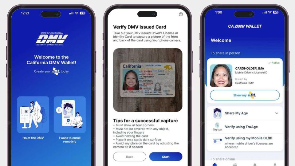 The California DMV’s process for getting a mobile driver’s license or MDL can be completed in minutes. The app is available for iPhone and Android operating systems.