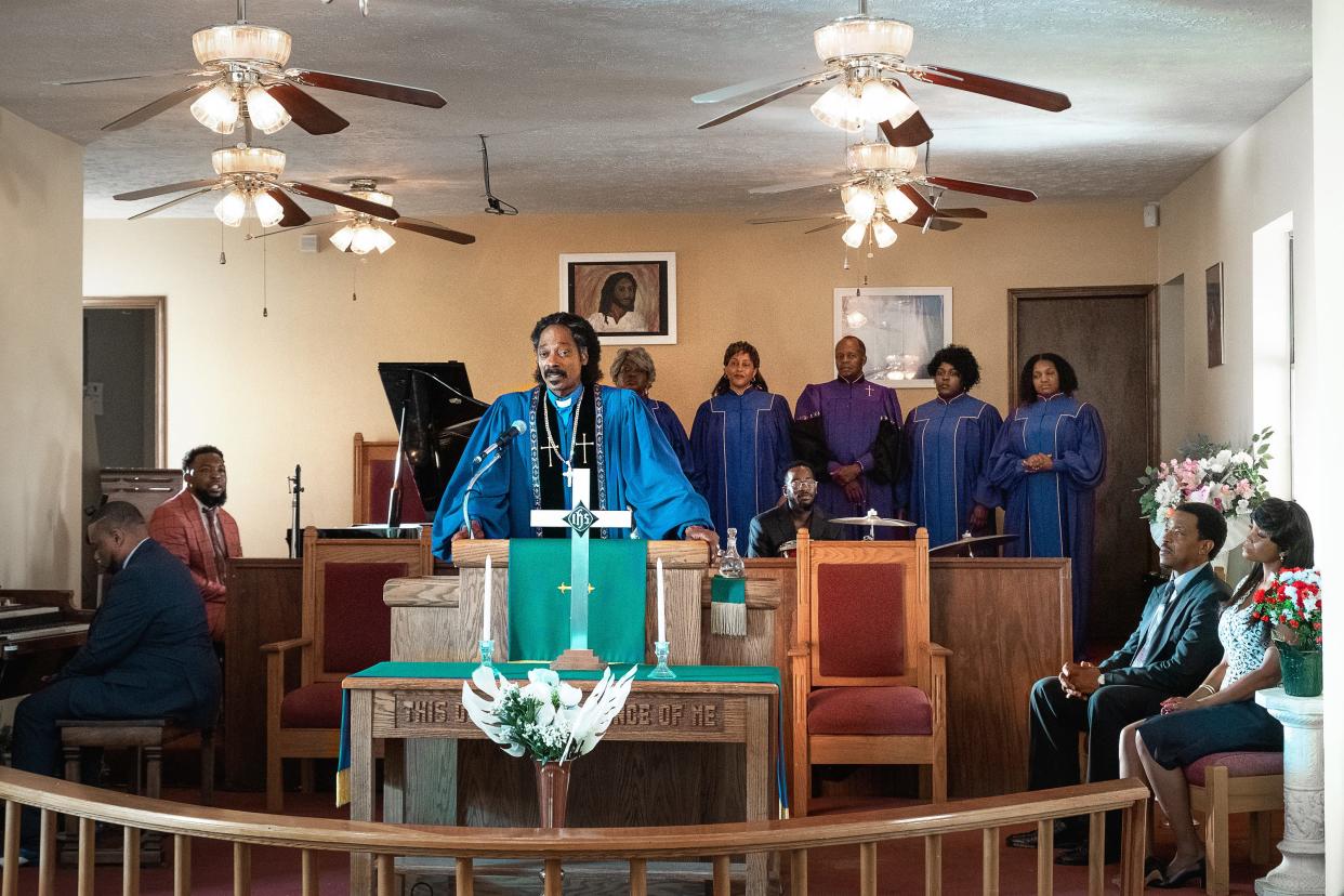 Snoop Dogg as Pastor Swift in the Starz drama BMF