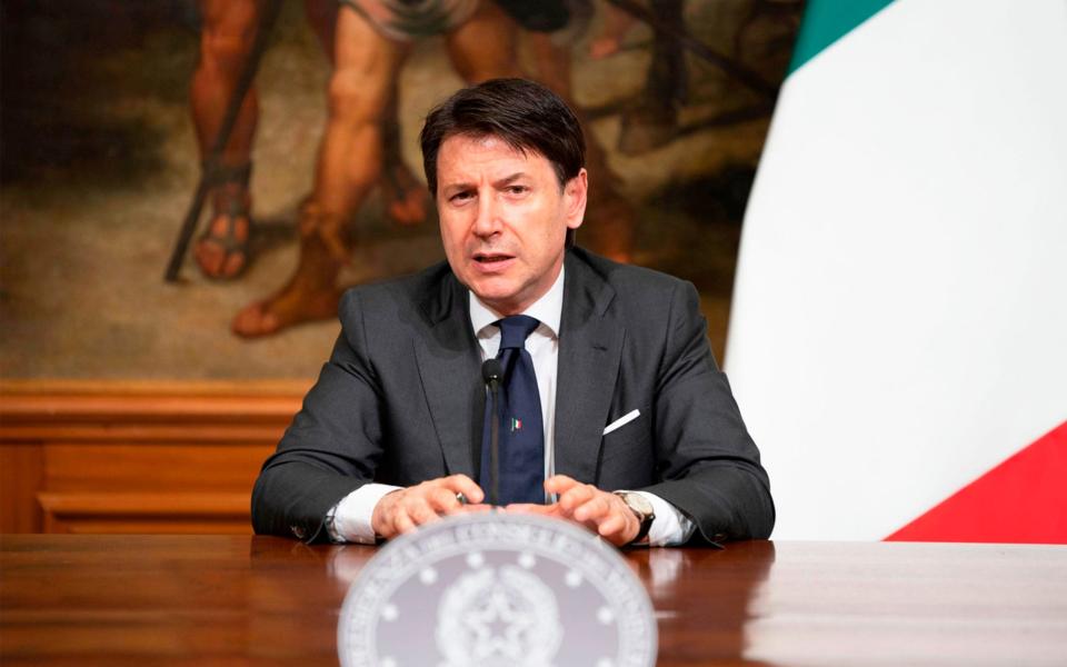 Italy's Prime Minister Giuseppe Conte  - AFP