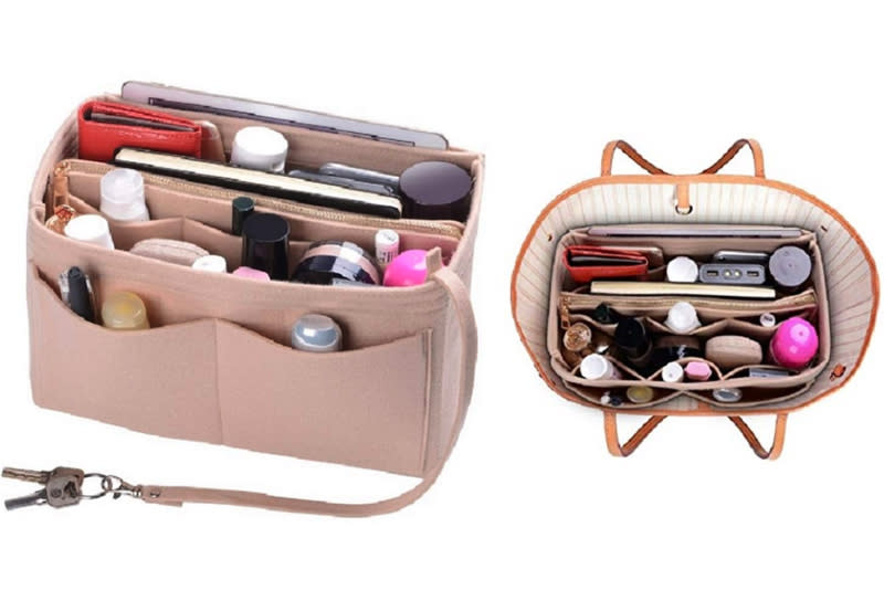 Amazon shoppers are raving about this purse organizer.