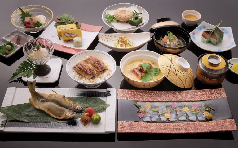 JR東日本大飯店台北B1的「HAYASE日本料理」，7月1日起至8月15日，推出整套「鰻魚懷石料理」套餐餐價3,800元。（圖／品牌提供）