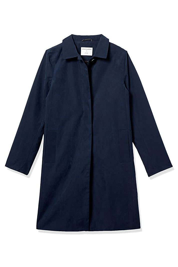 3) Water-Resistant Collar Coat