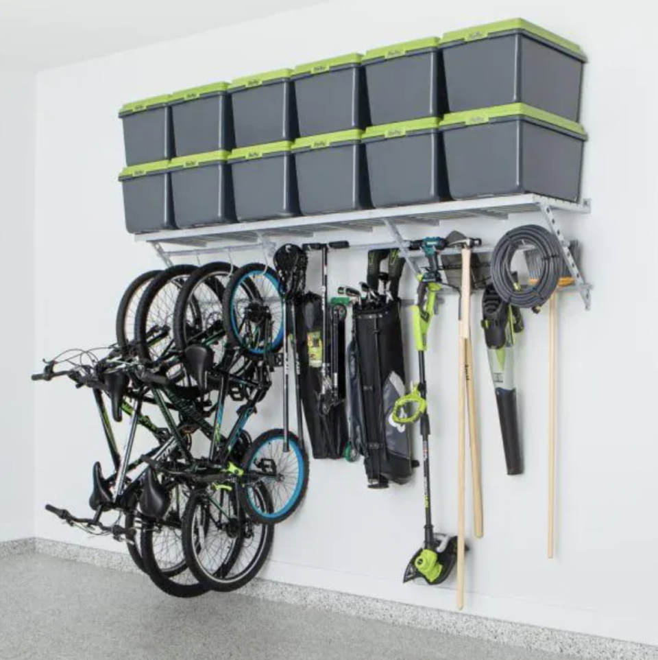 garage essentials track storage system