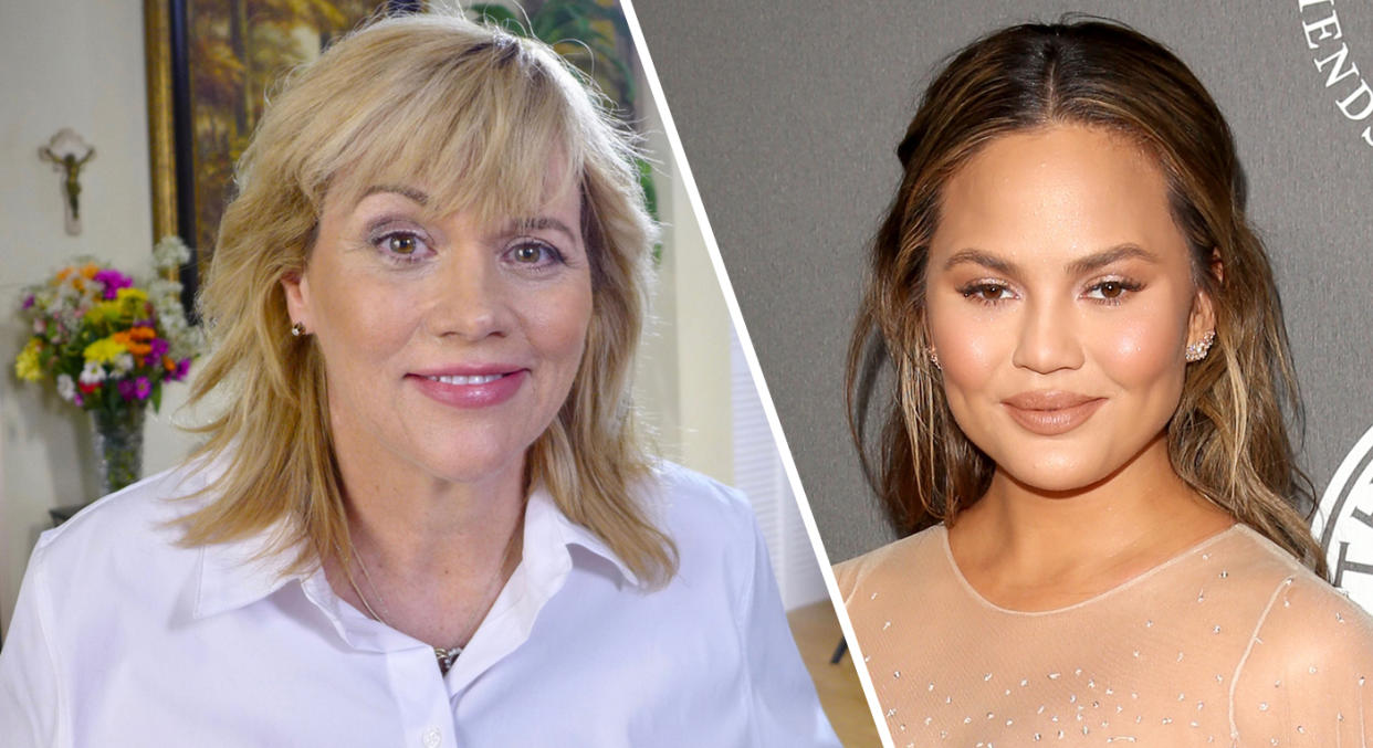 Samantha Markle (left) confronts Chrissy Teigen (right) over father’s recent interviews [Photos: Getty]