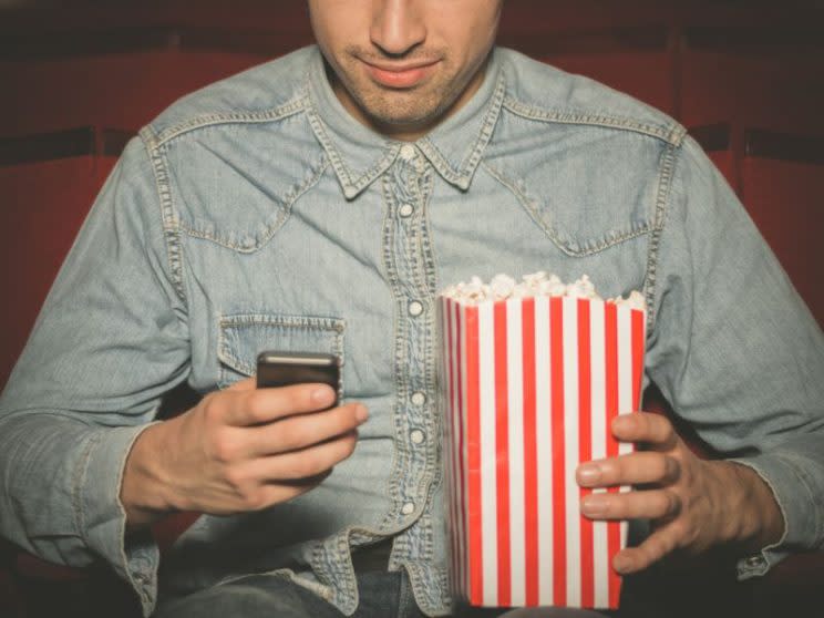 Theatre mode?... movie fans not happy about rumoured iOS update - Credit: Getty