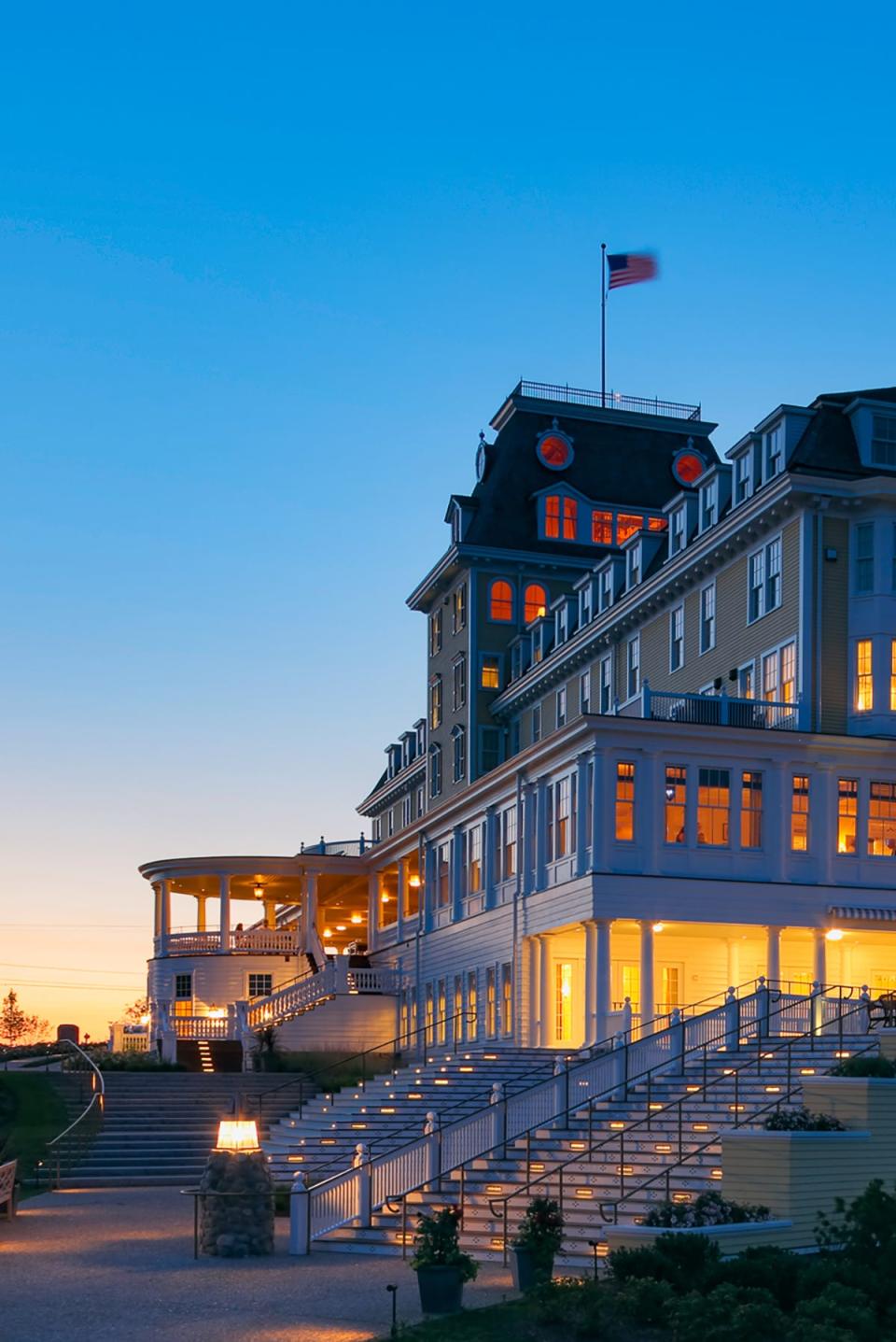 Ocean House, a resort in Rhode Island where Sandy Sikorski and Ken Steinkamp got married on April 14, 2024.