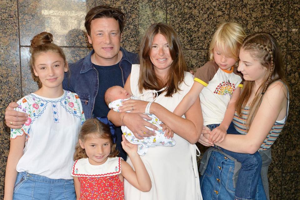 Jamie Oliver has five children with wife Jools. Copyright [John Stillwell/PA]