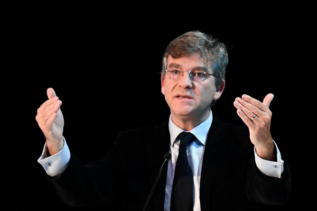 Arnaud Montebourg, le 21 octobre 2021 à Paris - STEPHANE DE SAKUTIN / AFP