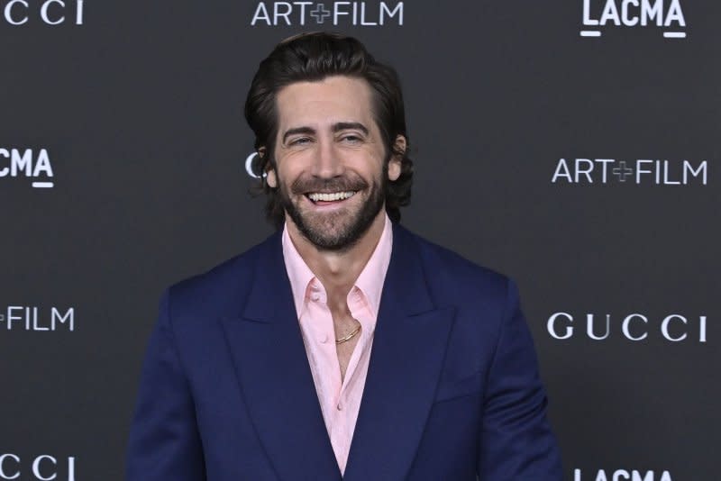 Jake Gyllenhaal attends the LACMA Art+Film gala in 2021. File Photo by Jim Ruymen/UPI