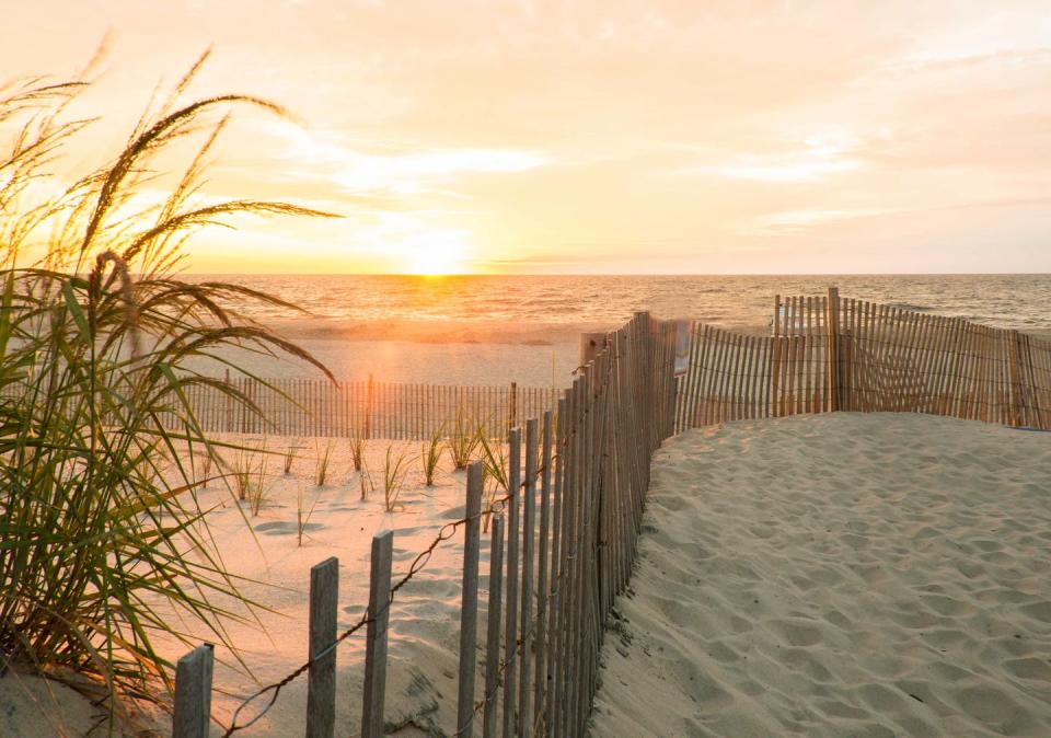 <p><strong>Bethany Beach</strong></p><p>A hot beach escape destination, <a href="https://www.townofbethanybeach.com/" rel="nofollow noopener" target="_blank" data-ylk="slk:Bethany Beach;elm:context_link;itc:0;sec:content-canvas" class="link ">Bethany Beach</a> offers historical gems such as the Indian River Life Saving Station, built in 1877 and the Fenwick Island Lighthouse. The beach is clean and the water is just fine for catching some waves.</p>