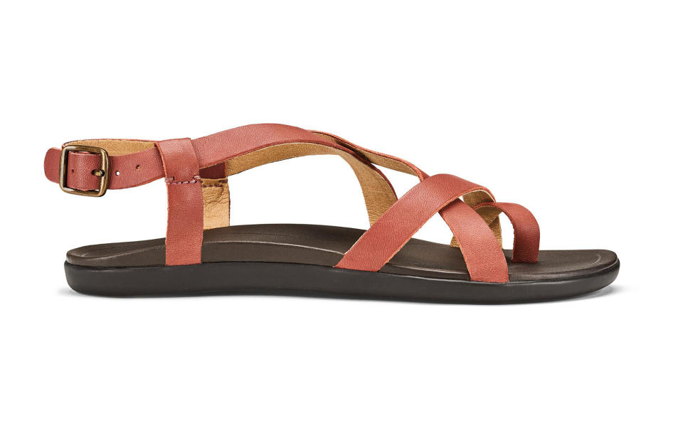 OluKai Upena Women's Leather Strappy Sandals