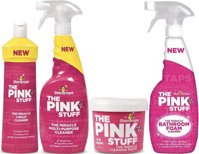  Stardrops - The Pink Stuff - Miracle Bathroom Foam Cleaner  750ml : Office Products