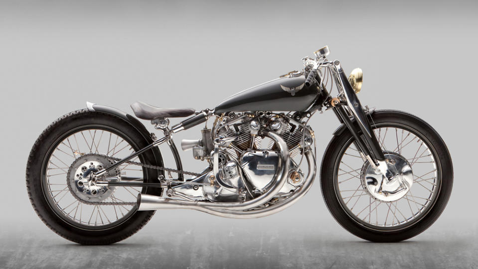 The 2011 Black Falcon, a one-off from Falcon Motorcycles.