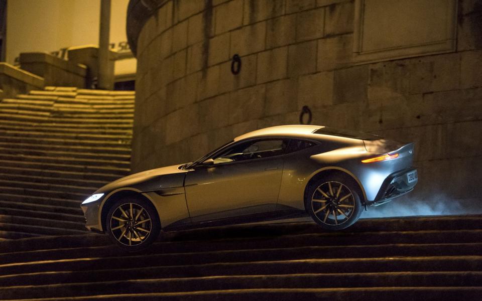 Action: Jasin Boland's shot of the Aston Martin DB10 in Spectre - r: Sam Mendes Columbia/EON/Danjaq/MGM UK Scene Still Action/Adventure