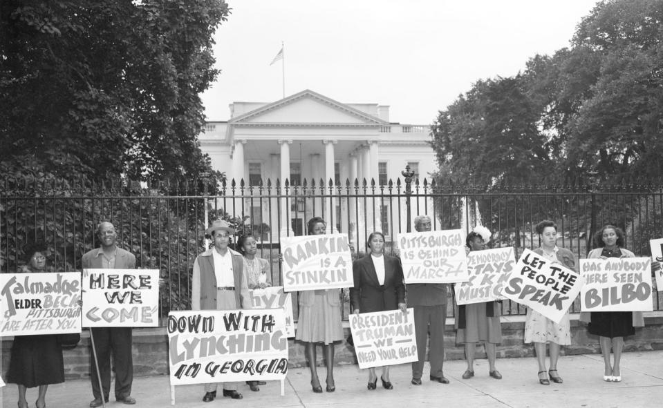 Late 1940s — Anti-Lynching Protests