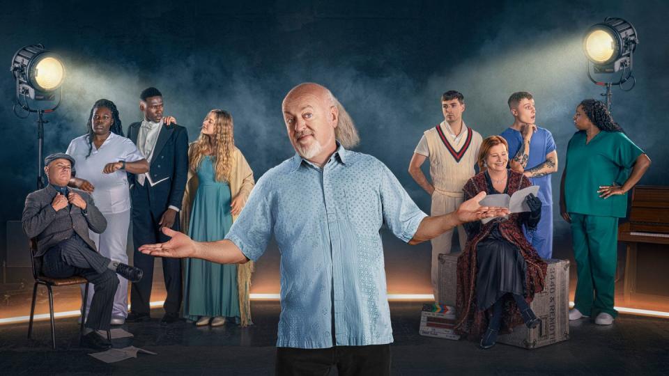 george, lizzie, delasi, luca, bill bailey, chris, janice, jordan and rehanna, bring the drama