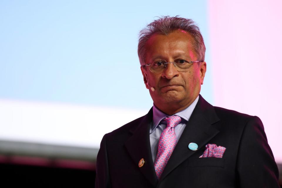 Telecoms tycoon Mr Amersi was branded a ‘shady fixer for corrupt politicians’ by ex-cabinet minister Sir David Davis in parliament (Getty Images)