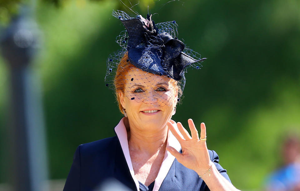 The Duchess of York attends Harry and Meghan’s wedding (Getty)