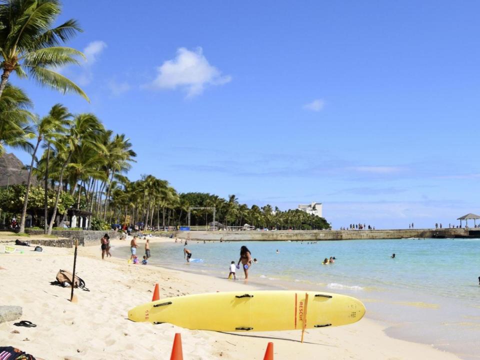 hawaii waikiki beach coronavirus