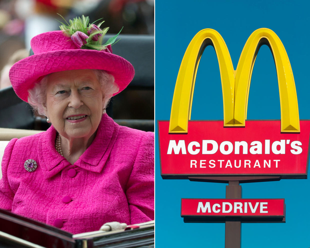 Fast Food und royaler Luxus haben jetzt etwas gemeinsam – eine McDonald’s-Filiale. (Bild: ddp Images / AP Photo)