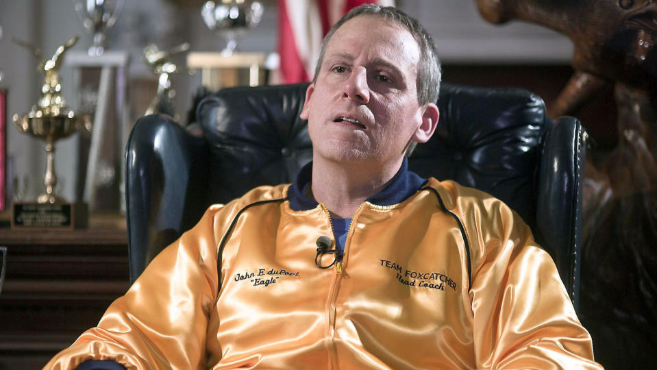 Steve Carell as John du Pont in 'Foxcatcher'. (Credit: Sony Pictures Classics)