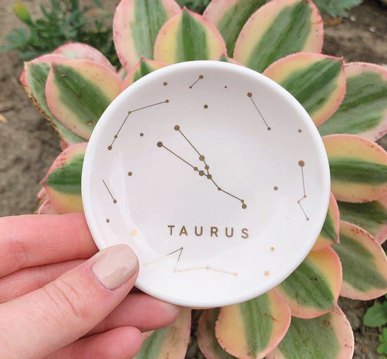 13) Zodiac Sign Constellation Dish