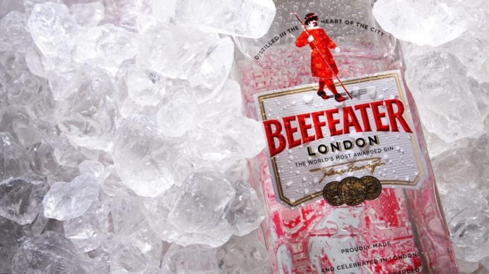 Bottle of Pernod Ricard's Beefeater gin