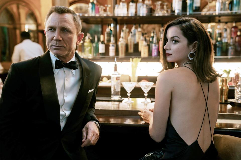 Daniel Craig and Ana De Armas star in James Bond: No Time to Die