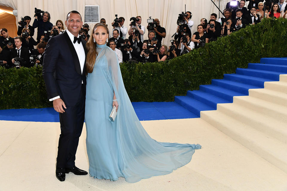 Alex Rodriguez y Jennifer Lopez