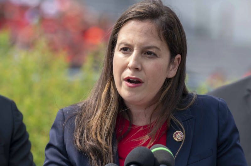 Rep. Elise Stefanik, R-N.Y., is facing a censure effort after Democratic Rep. Dan Goldman, also of New York, introduced a resolution Wednesday for “conduct unbecoming” of a member of Congress, citing Stefanik's support of Jan. 6 defendants who she has referred to as “hostages.” File Photo by Bonnie Cash/UPI.