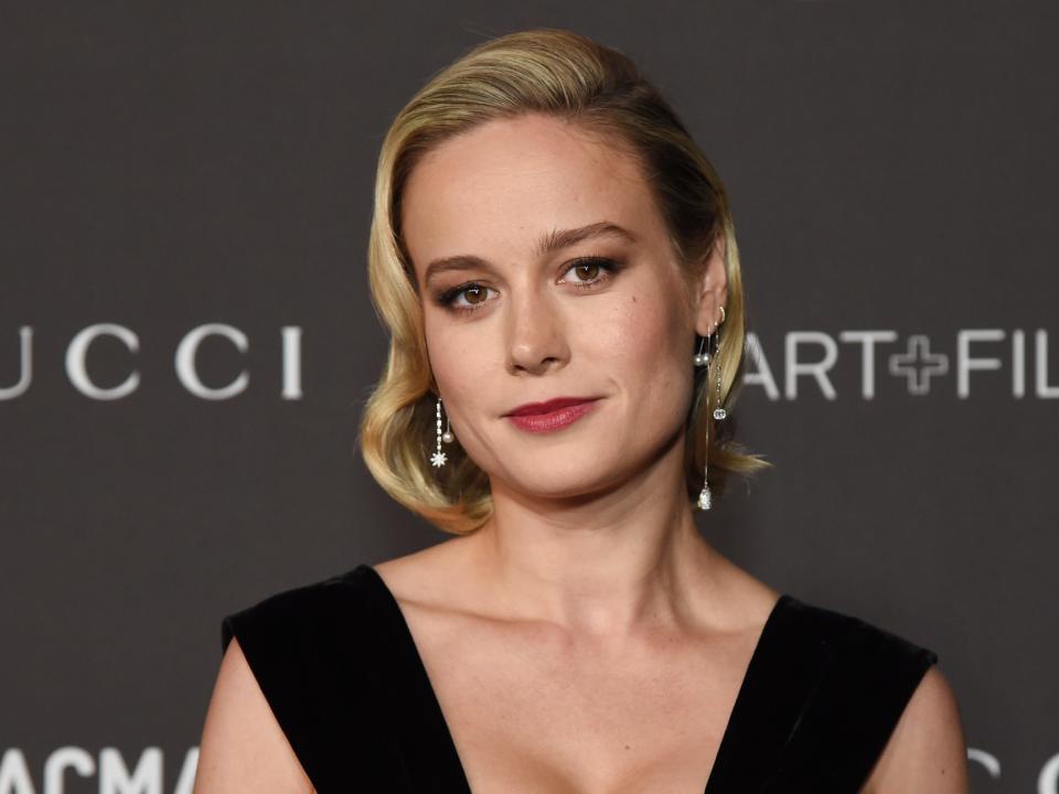 Brie Larson on the red carpet.