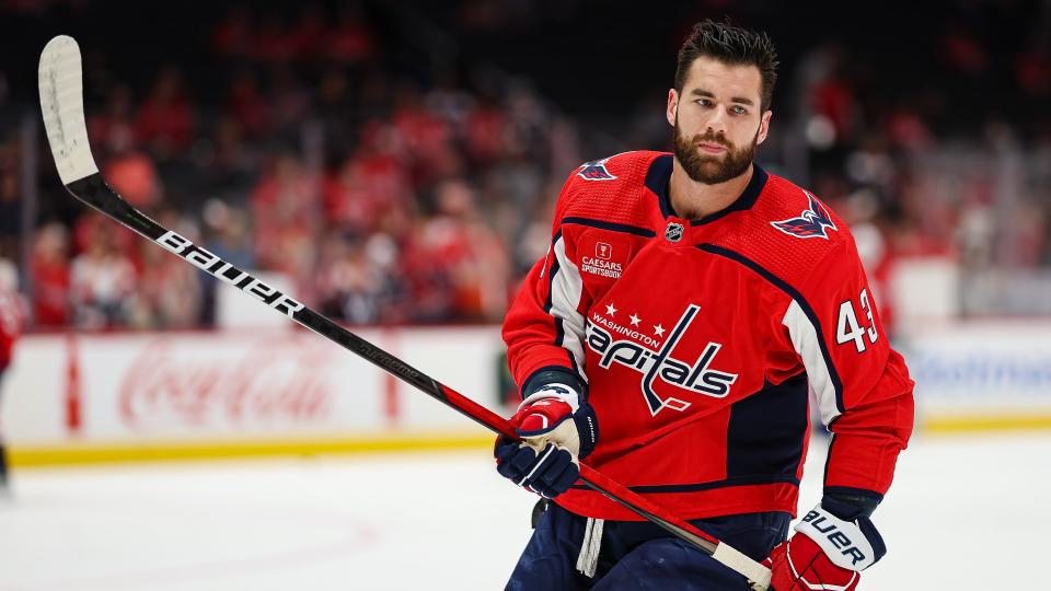 Tom Wilson missed most of last season following offseason surgery, but his 22 points in 33 games was a career-high pace for the 29-year-old. (Getty Images)