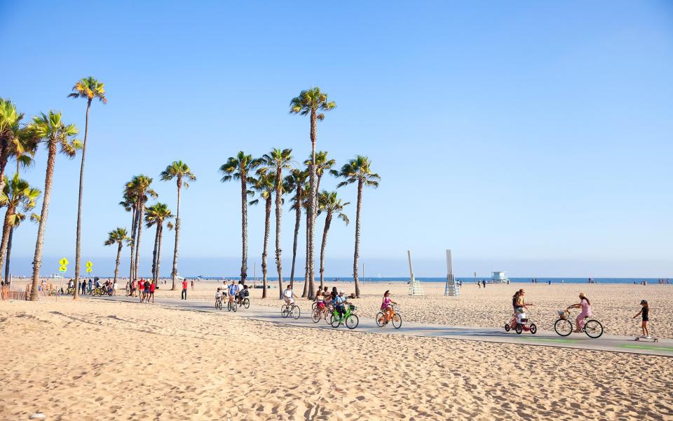 Santa Monica beach, Los Angeles