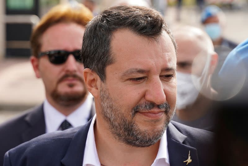 FILE PHOTO: Trial for Matteo Salvini in Palermo