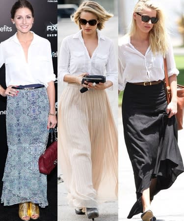 Stylish ways to wear a white shirt