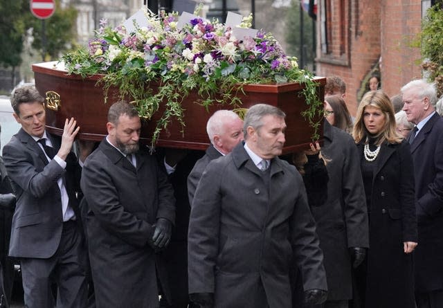 Derek Draper funeral