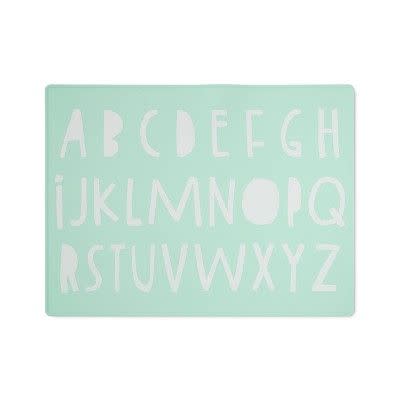 Cloud Island Green Alphabet Silicone Place Mat