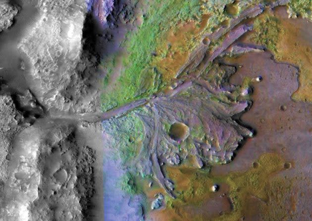 Jezero Crater delta