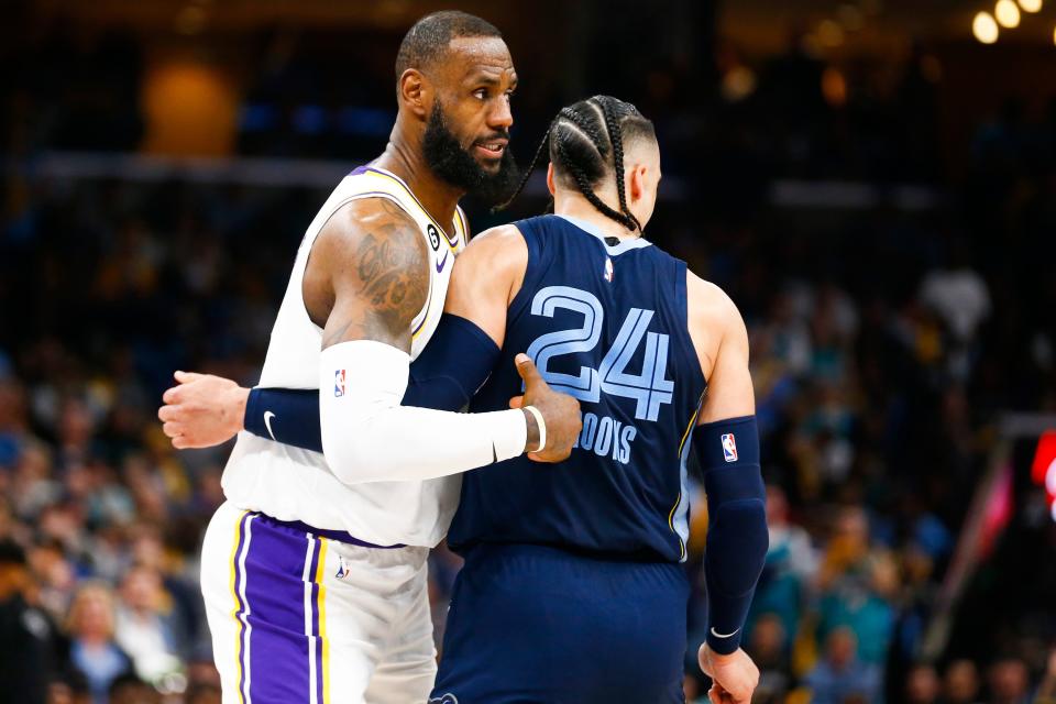 LeBron James and the Los Angeles Lakers play the Memphis Grizzlies at 7:30 p.m. ET tonight on TNT.
