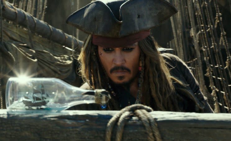 Depp... defended in exposé over troubled production of Pirates of the Caribbean 5 - Credit: Disney