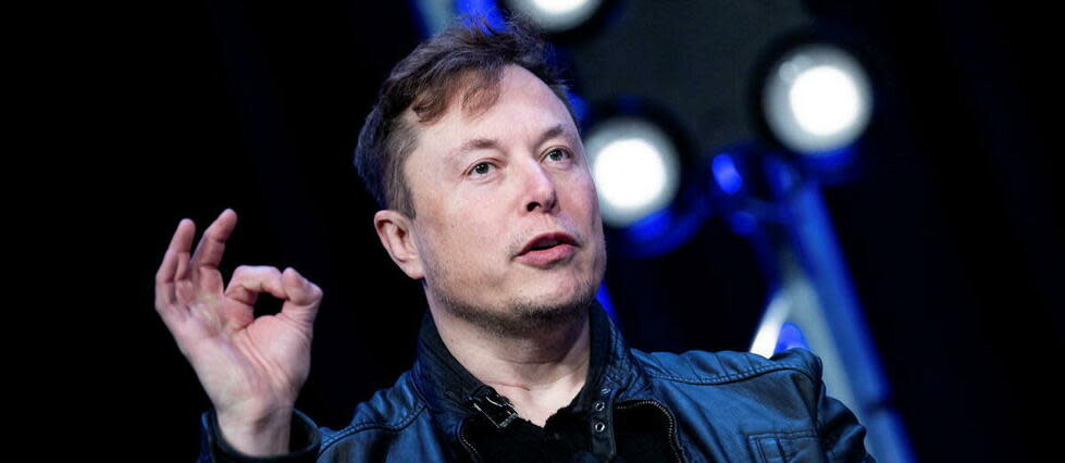 Elon Musk a vendu pour près de 7 milliards de dollars d'actions du groupe automobile Tesla.  - Credit:BRENDAN SMIALOWSKI / AFP