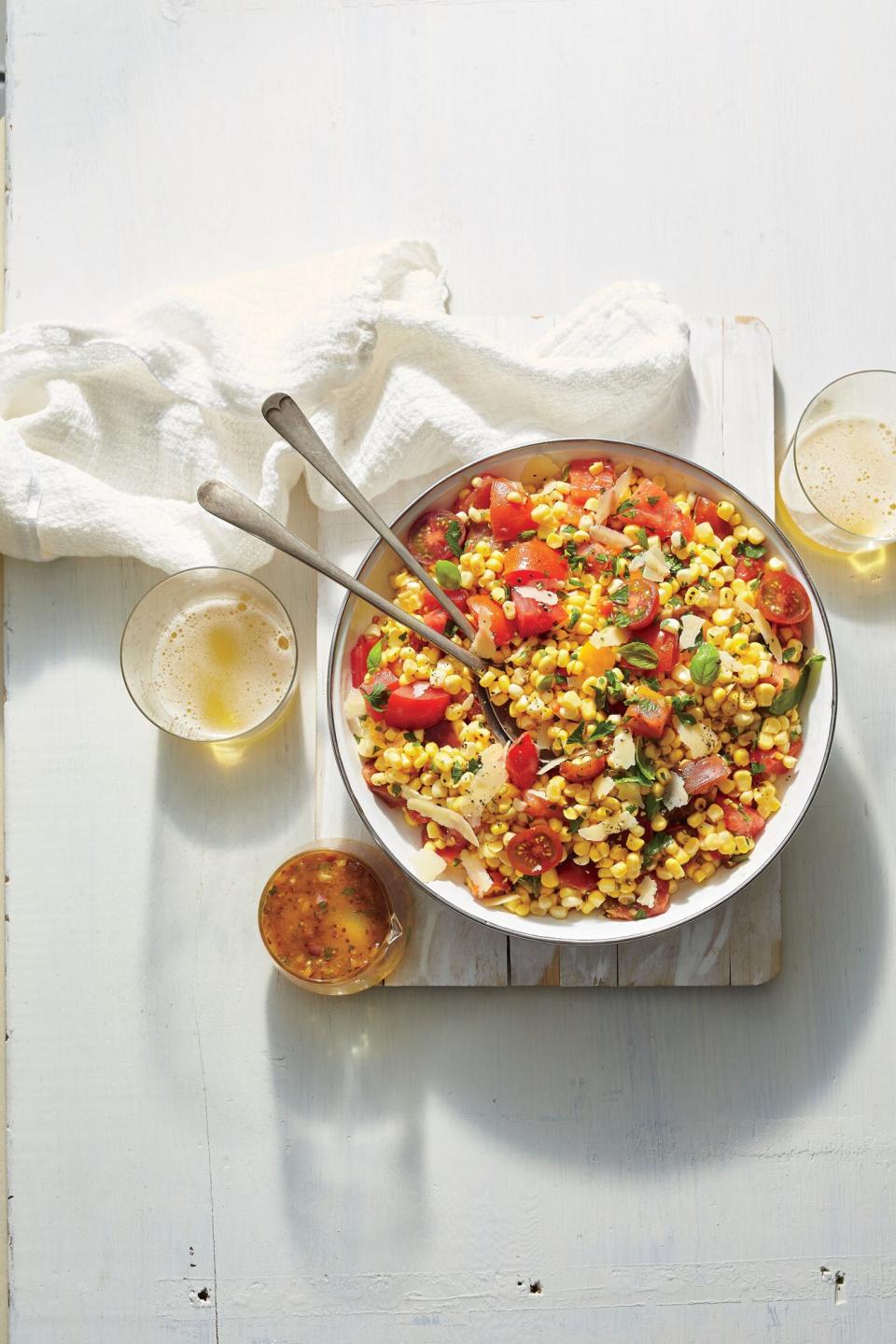 Corn, Tomato, and Basil Salad