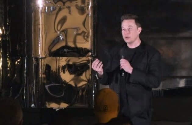 Elon Musk at Starship