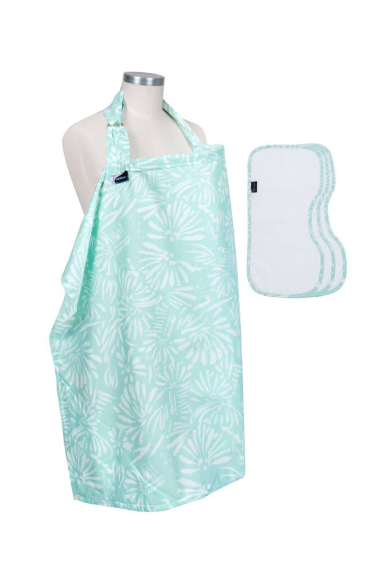 Bebe au Lait Nursing Cover & Burp Cloth Set