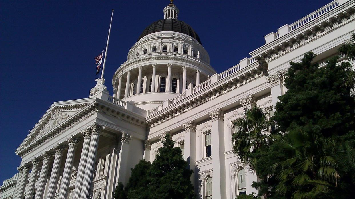 The State Capitol Building in Sacramento.