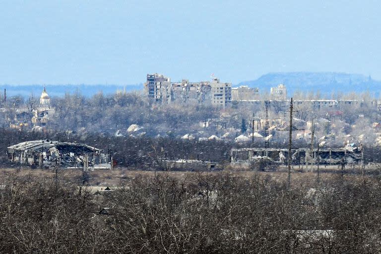 Vista de la ciudad de Avdiivka, capturada por los rusos