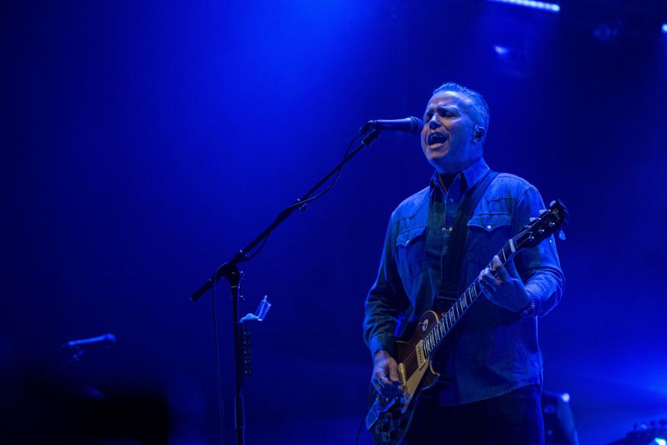 Jason Isbell and the 400 Unit performs at the Riverside Theater in Milwaukee on Tuesday, Sept. 12, 2023.
