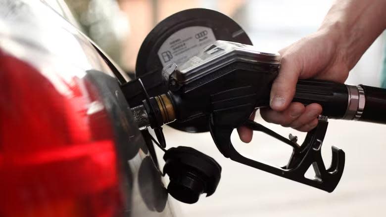 New Brunswick drivers have been charged between 3 and 7 cents per litre on more than 1 billion litres of gasoline and diesel bought since last July to compensate oil companies for costs they may face from federal clean fuel rules. (Sean Gallup/Getty Images - image credit)