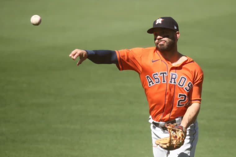 太空人單場發生2次失誤，全都是由「阿偷伯」奧圖維（Jose Altuve）發生。法新社